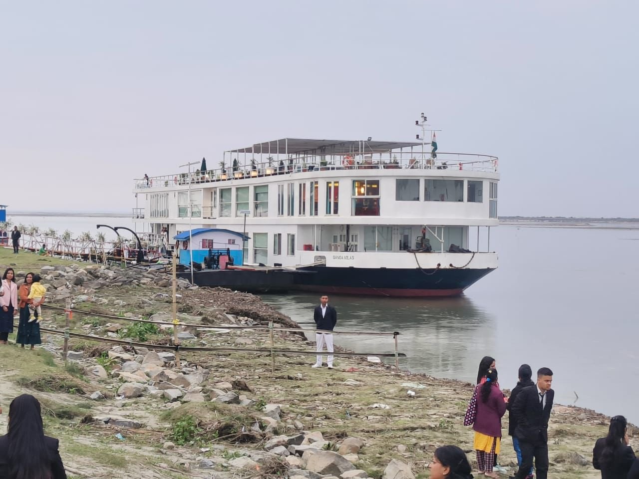 Assam: After covering 3200 km MV Ganga Vilas reaches Dibrugarh