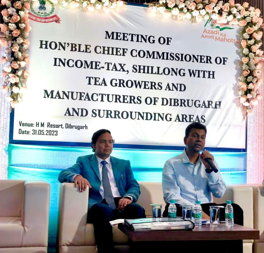 Assam: Chief Commissioner of Income Tax conducts meeting with tea planters in Dibrugarh