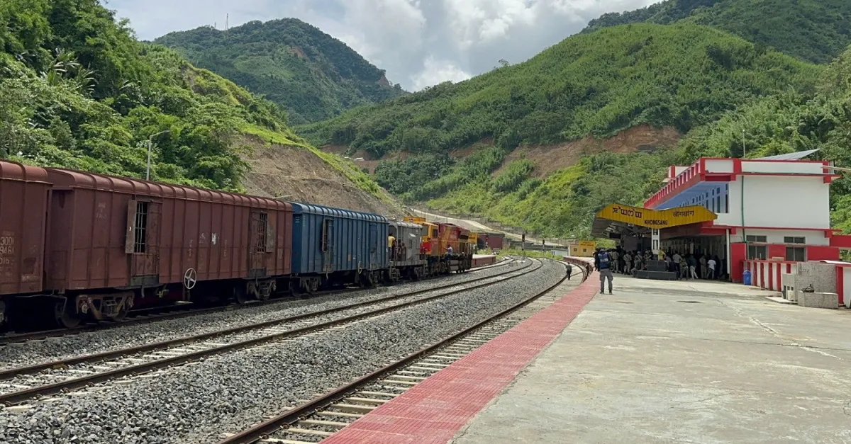 Manipur: ITLF alleged Khongsang Railway station used to ferry guns & ammunition