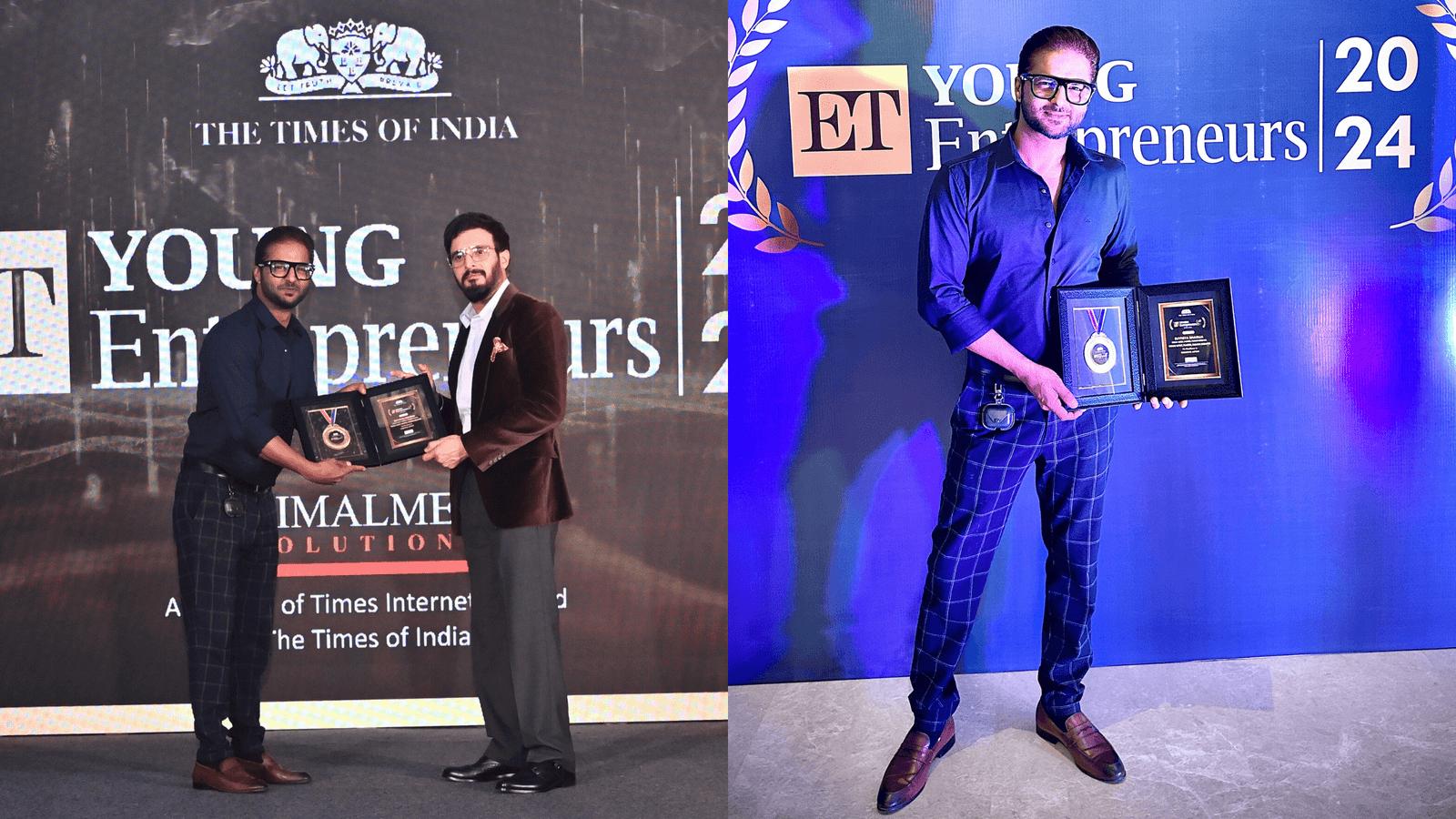 Suvigya Sharma honored with ET Young Entrepreneur Award for pioneering work in Creative Arts